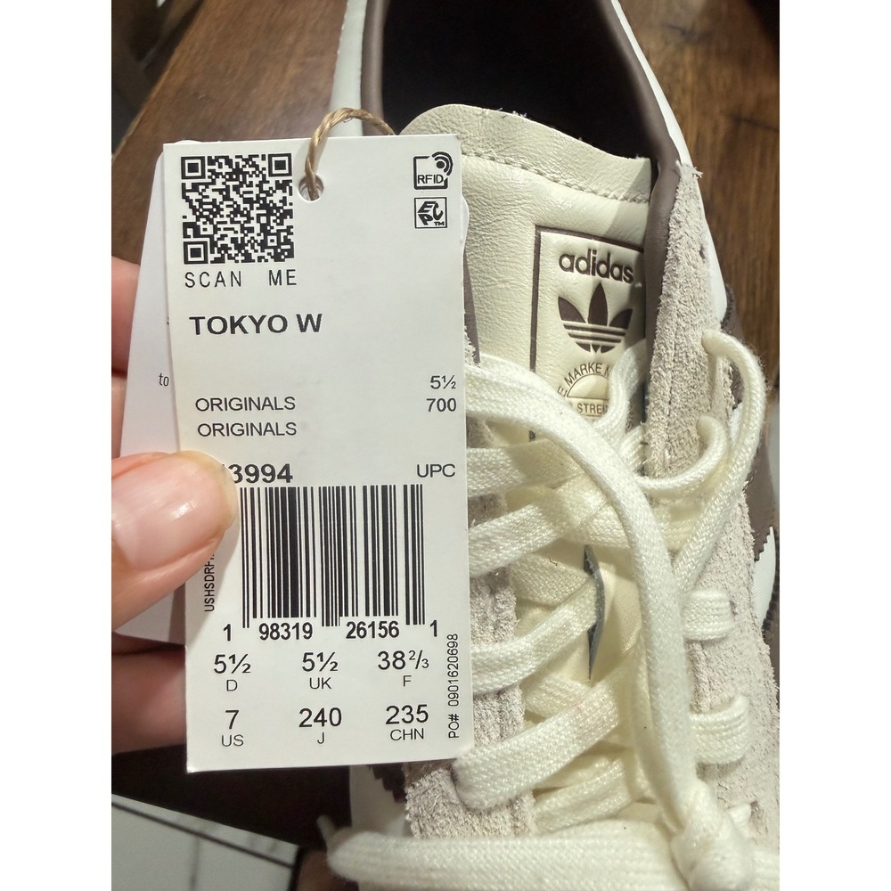 Adidas Originals Tokyo W Sneakers Cream Womens Size 7 - Picture 4 of 5